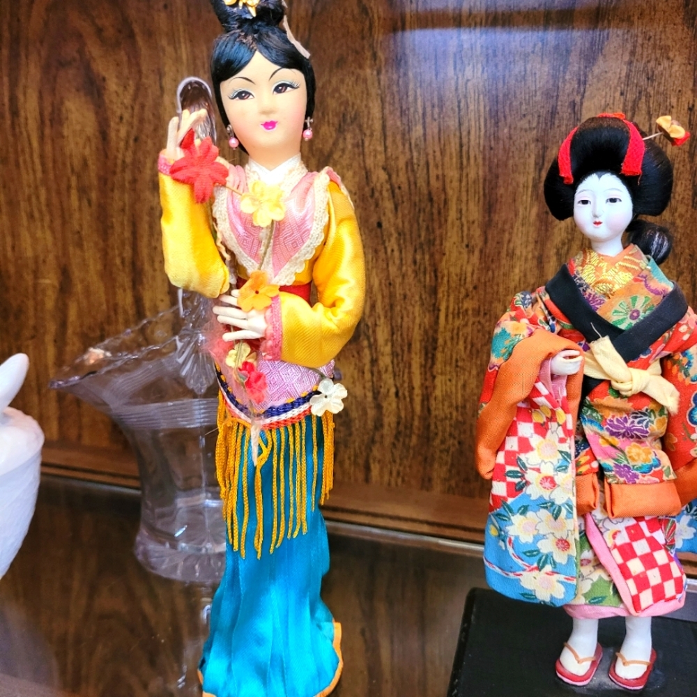 6 inch vintage post war Asian doll